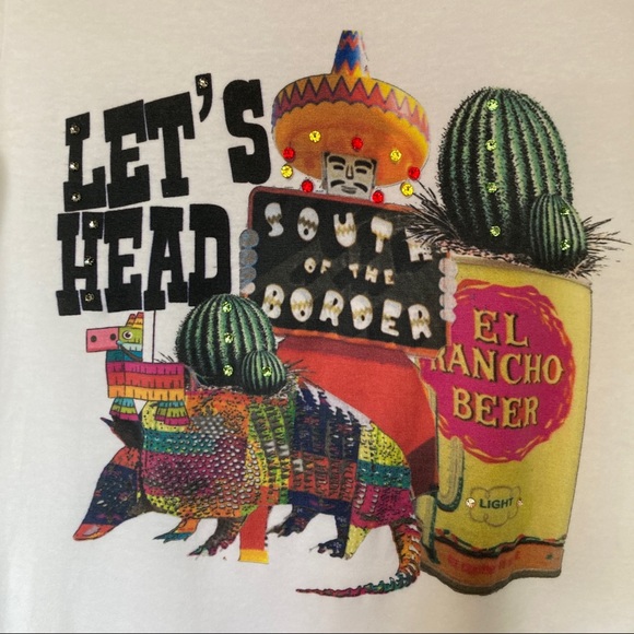 “South of the Border” Tee Sz S - Picture 2 of 6